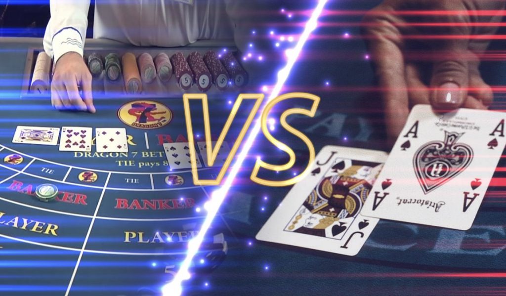 Blackjack vs. Baccarat, Did you had any idea that it was a variety of the famous club game Baccarat, known as Chemin de Fer, that really propelled Blackjack?